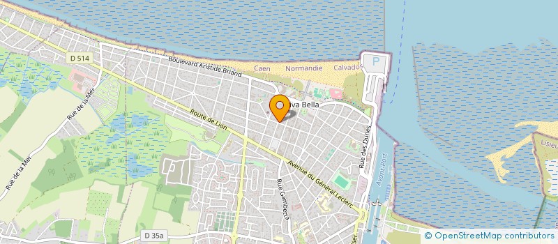 localisation de l'entreprise SYNDICAT COPROP RESIDENCE LE JEAN BART  OUISTREHAM