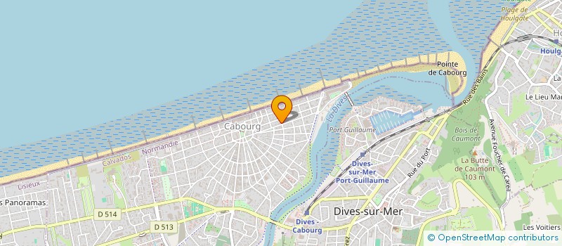 localisation de l'entreprise SYNDICAT COPROP RESIDENCE LE NARVAL  CABOURG