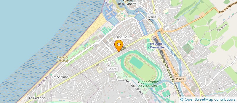 localisation de l'entreprise SYNDICAT COPROP RESIDENCE LES HORTENSIAS  DEAUVILLE