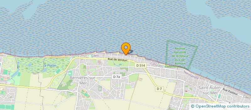 localisation de l'entreprise SYNDICAT COPROP RESIDENCE LES MOUETTES  BERNIERES-SUR-MER