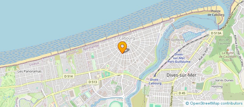 localisation de l'entreprise SYNDICAT COPROP RESIDENCE MARCEL PROUST  CABOURG