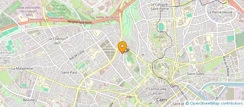 localisation de l'entreprise SYNDICAT COPROP RESIDENCE MATIGNON à CAEN