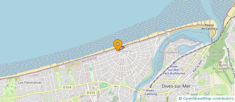 localisation de l'entreprise SYNDICAT COPROP RESIDENCE MIRAMAR  CABOURG