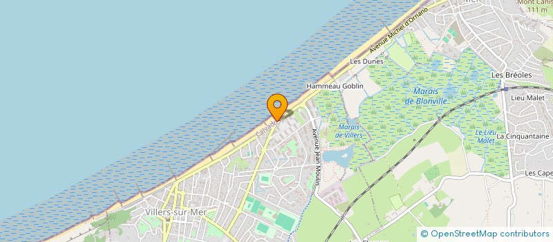 localisation de l'entreprise SYNDICAT COPROP RESIDENCE RIVE NORMANDE  VILLERS-SUR-MER