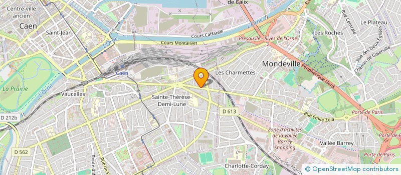 localisation de l'entreprise SYNDICAT COPROP RESIDENCE ROUTE DE ROUEN à CAEN