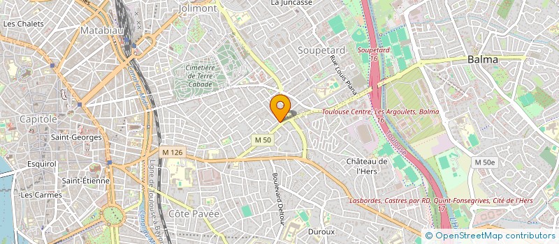 localisation de l'entreprise SYNDICAT COPROP RESIDENCE SARABELLE 2B  TOULOUSE