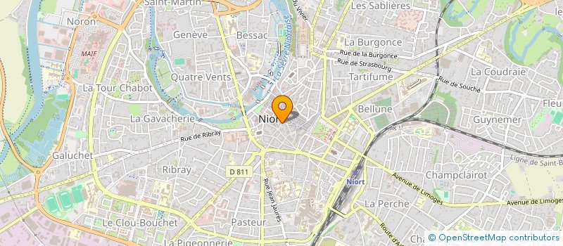 localisation de l'entreprise SYNDICAT COPROP. RESIDENCE ST JEAN  NIORT