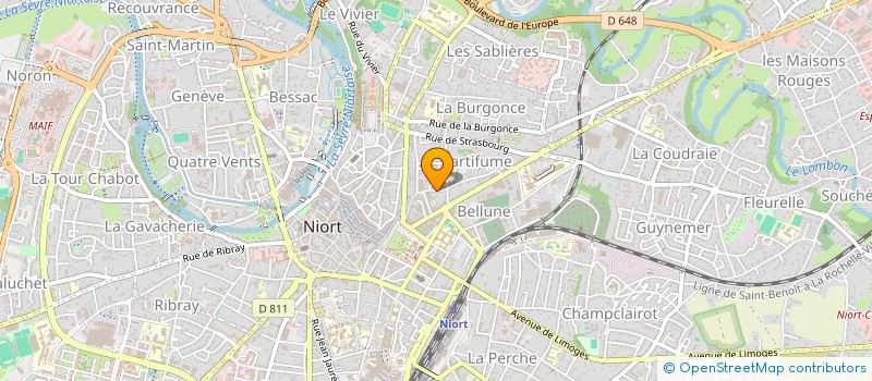 localisation de l'entreprise SYNDICAT COPROP RESIDENCE ST MICHEL  NIORT
