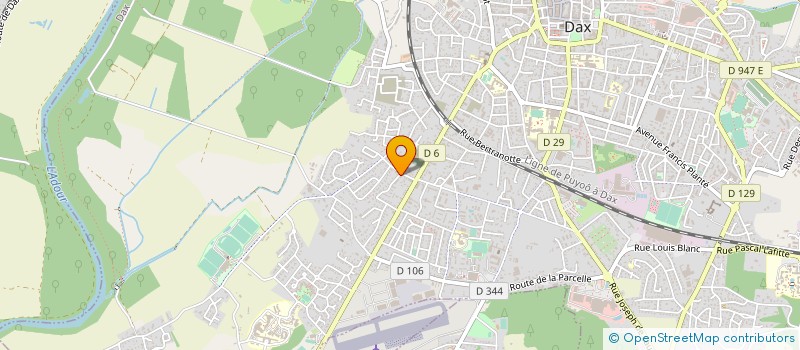 localisation de l'entreprise SYNDICAT COPROP RESIDENCE ST VINCENT  DAX