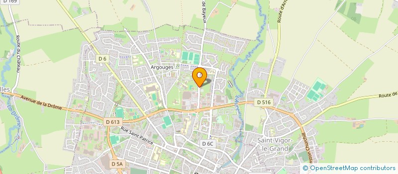 localisation de l'entreprise SYNDICAT COPROP RESIDENCE VAUX SUR AURE  BAYEUX