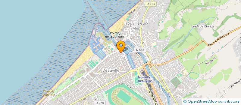 localisation de l'entreprise SYNDICAT COPROP SABLES D'OR  DEAUVILLE