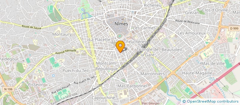 localisation de l'entreprise SYNDICAT COPROP VERDI TREFOND  NIMES