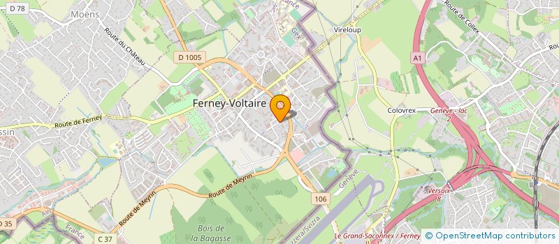 localisation de l'entreprise SYNDICAT COPROP VILLA SIMILIENNE à FERNEY-VOLTAIRE