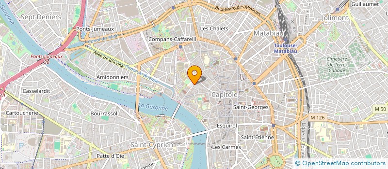 localisation de l'entreprise SYNDICAT COPROPIETAIRES IMMEUBLE à TOULOUSE