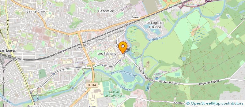 localisation de l'entreprise SYNDICAT COPROPR 1 ET 3 R YOUGOSLAVIE  LE MANS