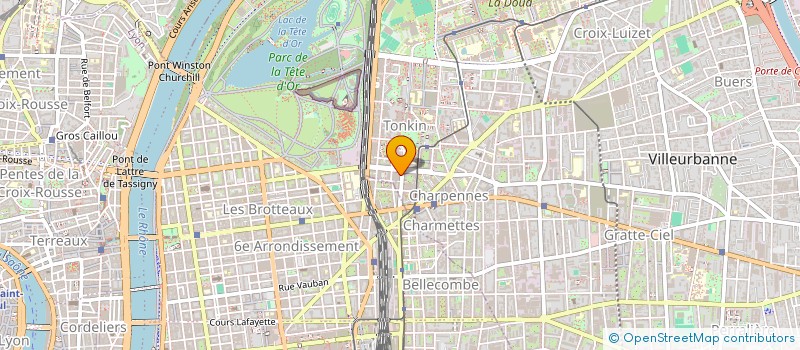 localisation de l'entreprise SYNDICAT COPROPR 105 AV DUTRIEVOZ  VILLEURBANNE