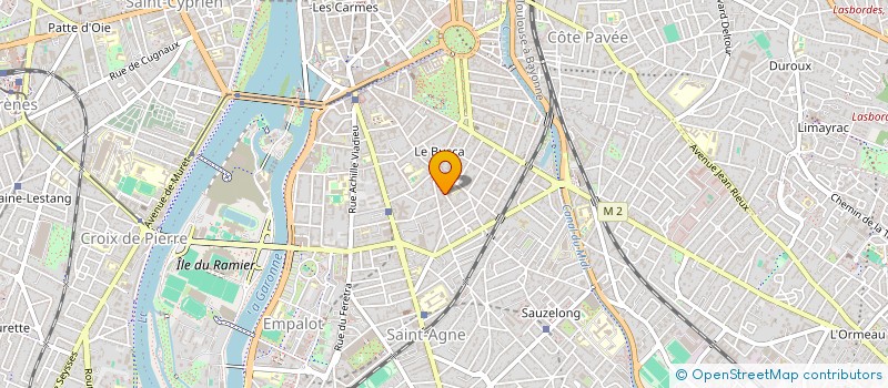 localisation de l'entreprise SYNDICAT COPROPR 24 AV EDOUARD BRANLY à TOULOUSE