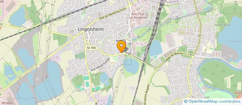 localisation de l'entreprise SYNDICAT COPROPR BATIMENT B THIERGAERTEL  LINGOLSHEIM