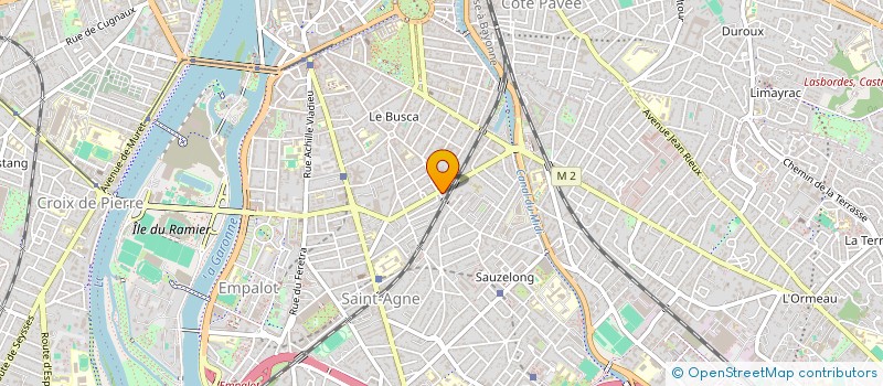 localisation de l'entreprise SYNDICAT COPROPR IMMEUBLE 74 AV CRAMPEL à TOULOUSE