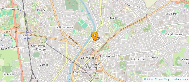 localisation de l'entreprise SYNDICAT COPROPR RES 10R DELAGENIERE  LE MANS