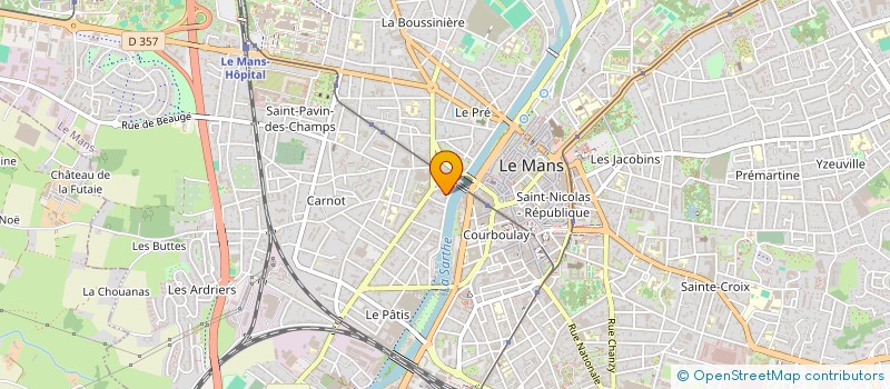 localisation de l'entreprise SYNDICAT COPROPR RESIDEN MOTON DUGASSEAU  LE MANS