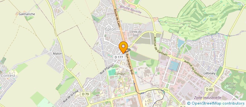 localisation de l'entreprise SYNDICAT COPROPR RESIDENCE CHEVALERIE  EPRON