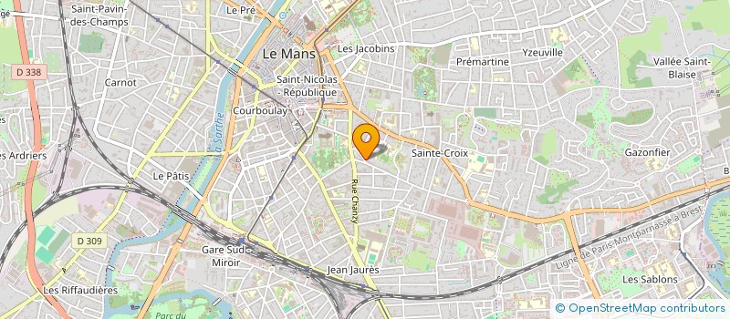 localisation de l'entreprise SYNDICAT COPROPR RESIDENCE CONCORDET  LE MANS