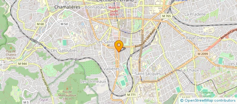 localisation de l'entreprise SYNDICAT COPROPR RESIDENCE LE LIBERTE  CLERMONT-FERRAND