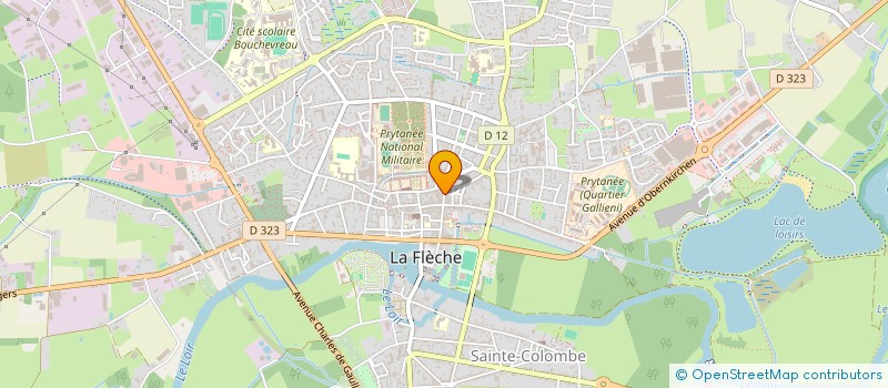 localisation de l'entreprise SYNDICAT COPROPR RESIDENCE MARCHE AU BLE  LA FLECHE