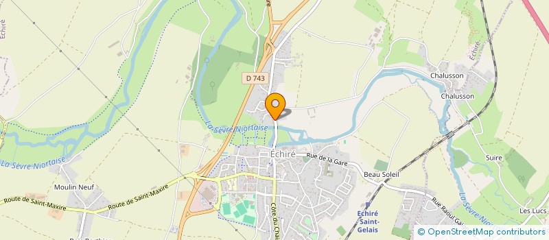 localisation de l'entreprise SYNDICAT COPROPR RESIDENCE SEVRE METAYER  ECHIRE