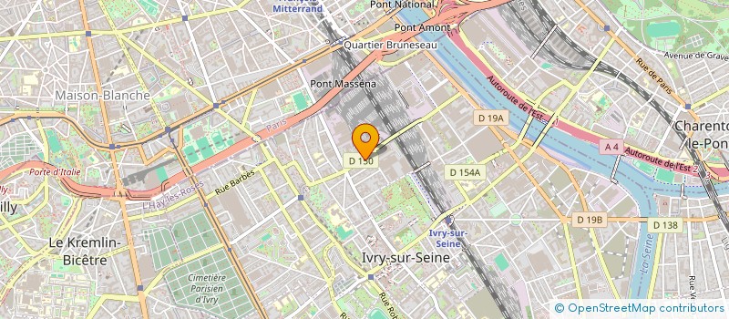 localisation de l'entreprise SYNDICAT COPROPRI 87 RUE VICTOR HUGO à IVRY-SUR-SEINE
