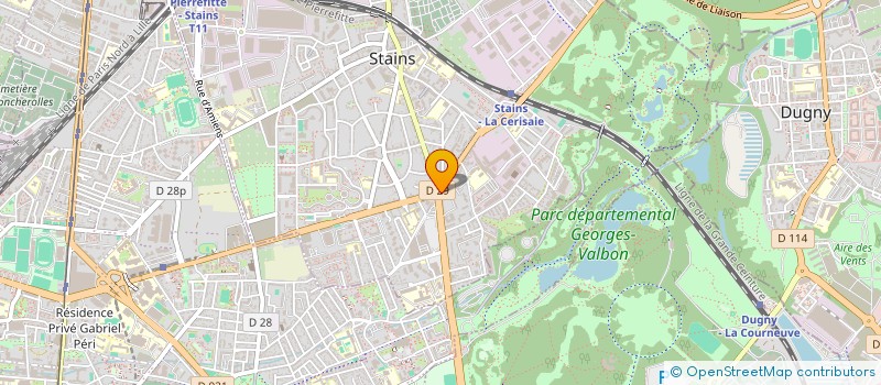 localisation de l'entreprise SYNDICAT COPROPRIE 122 AV STALINGRAD à STAINS