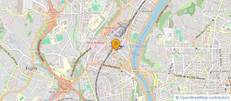 localisation de l'entreprise SYNDICAT COPROPRIE 42 RUE DE LA CLAIRE  LYON