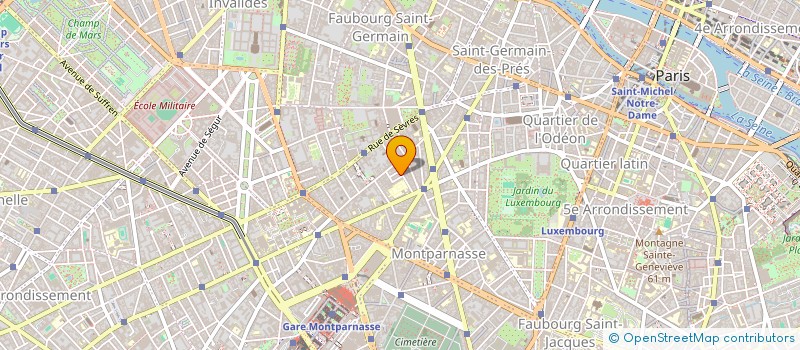 localisation de l'entreprise SYNDICAT COPROPRIE GROUPE IMMEUBLES  PARIS