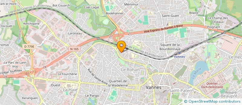 localisation de l'entreprise SYNDICAT COPROPRIE PARC DE MONSABERT à VANNES