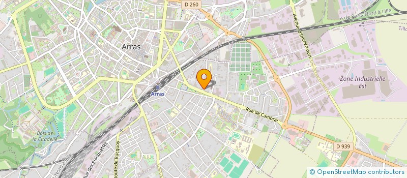 localisation de l'entreprise SYNDICAT COPROPRIE RES LE VOLTAIRE ABC à ARRAS