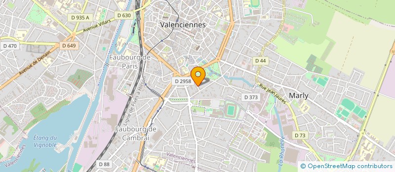 localisation de l'entreprise SYNDICAT COPROPRIE RES TERRASSES DU PARC à VALENCIENNES