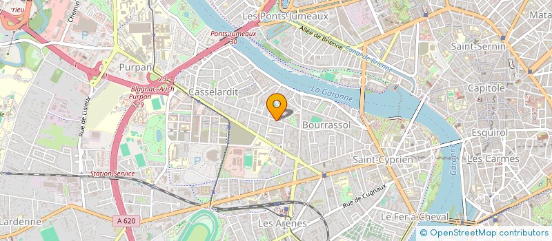 localisation de l'entreprise SYNDICAT COPROPRIET 133 R DES FONTAINES à TOULOUSE