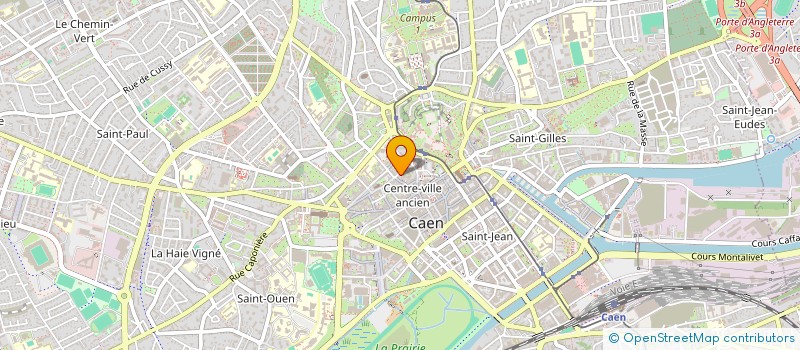 localisation de l'entreprise SYNDICAT COPROPRIET 15 RUE DES CROISIERS  CAEN