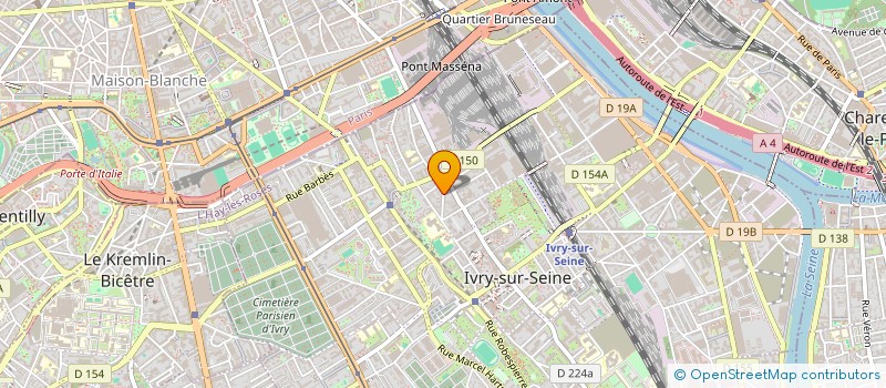 localisation de l'entreprise SYNDICAT COPROPRIET 17 R P BROSSOLETTE à IVRY-SUR-SEINE