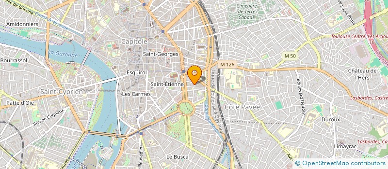 localisation de l'entreprise SYNDICAT COPROPRIET 25 R DES POTIERS à TOULOUSE