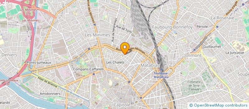 localisation de l'entreprise SYNDICAT COPROPRIET 40B R DU PRINTEMPS à TOULOUSE