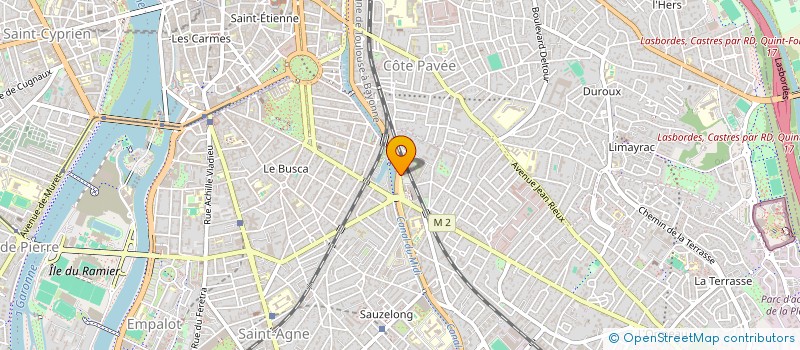 localisation de l'entreprise SYNDICAT COPROPRIET 9 BD GRIFFOUL DORVAL à TOULOUSE
