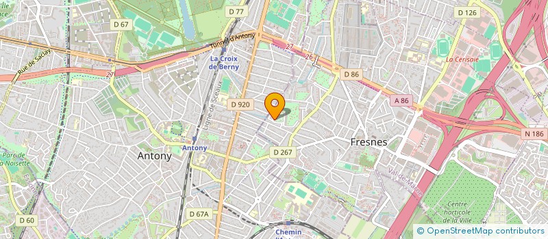 localisation de l'entreprise SYNDICAT COPROPRIET ALLEE DE L OSERAIE  FRESNES