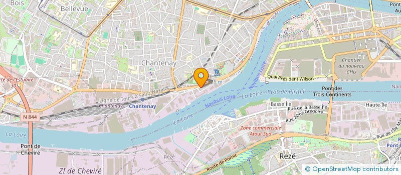 localisation de l'entreprise SYNDICAT COPROPRIET BERTIN JEAN à NANTES
