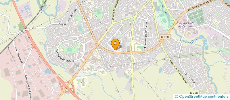 localisation de l'entreprise SYNDICAT COPROPRIET COSMOS GARAGE EST à CHOLET