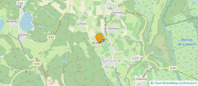 localisation de l'entreprise SYNDICAT COPROPRIET IMMEUBLE LA ROSERAIE  CULOZ-BEON