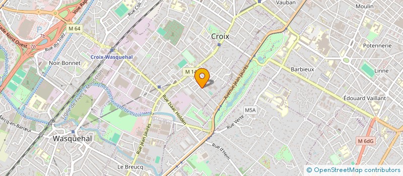 localisation de l'entreprise SYNDICAT COPROPRIET RES CROIX LEBAS  CROIX