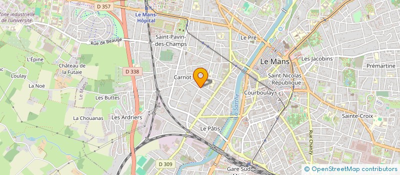 localisation de l'entreprise SYNDICAT COPROPRIET RESID LA PLEIADE  LE MANS