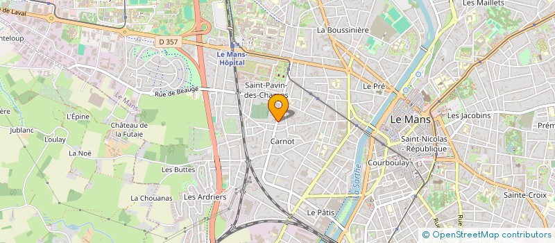 localisation de l'entreprise SYNDICAT COPROPRIET RESIDENCE CARUSO  LE MANS